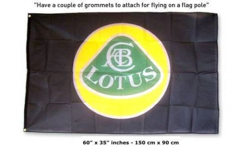 New lotus car f1 logo flag banner sign power 3x5 feet elise exige esprit evora