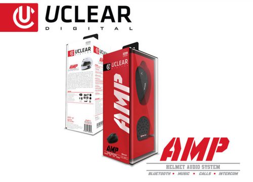 Uclear digital amp dual motorcycle street bluetooth helmet audio syste