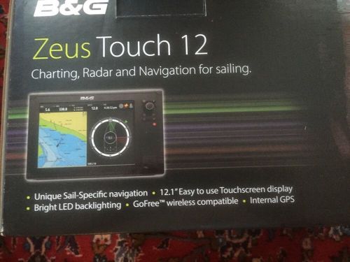 B&amp;g zeus touch t12/simrad nss 12 multifunction gps with insight usa maps