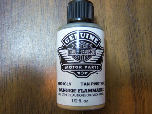 Harley new oem nos touch up paint tan pinstripe 98601clv