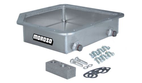 Moroso transmission pan 3 in deep magnetic drain plug th350 p/n 42010