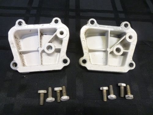 1984 force 856f4a 85hp (2) transfer port covers fa411222 outboard motor chrysler
