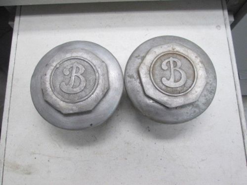 1932 ? buick threaded hub cap grease cap set of 2    3 1/2&#034; opening