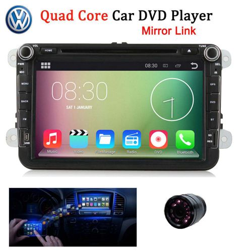 8&#034; android quad core car radio dvd player gps navi multimedia for vw volkswagen
