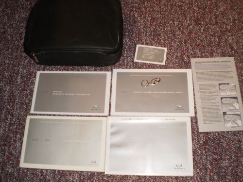 2008 infiniti ex35 complete owners manual books guide case key chain all models