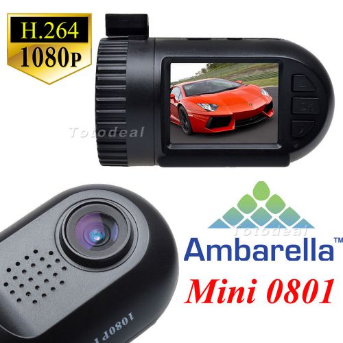 Mini hd 1080p 0801 ambarella a2s60 car dash camera dvr hdmi with gps logger vv