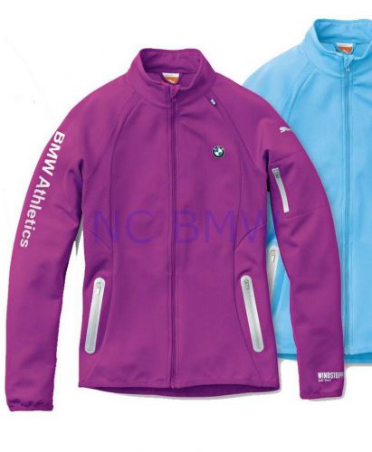 Bmw genuine puma lightweight soft shell jacket ladies berry pink l large