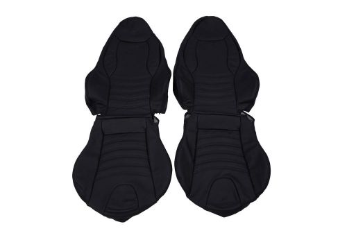 1996 - 2002 bmw z3 real leather seat covers black for sport seats