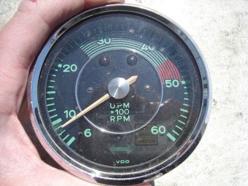 Porsche 356 b c vdo tach tachometer gauge 356b 356c t6 normal