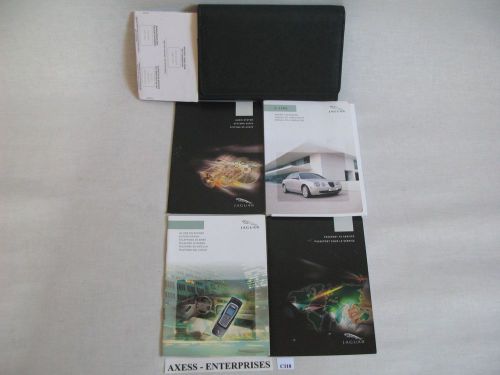 06 - 2006 jaguar s-type sedan v6 v8 supercharged owners manuals books set # c118