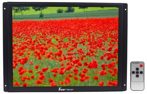 Tview trp1577 15&#034; raw flat panel lcd screen car video vga monitor custom install