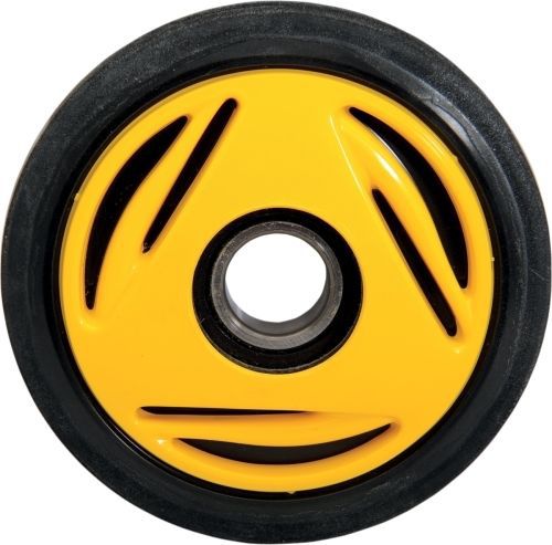 Colored idler wheel 135mm (no insert) yellow skidoo summit 800 x r0135f-2-401a