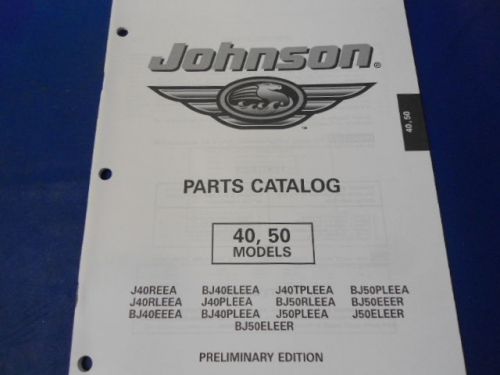 1998  johnson parts catalog , 40, 50 models