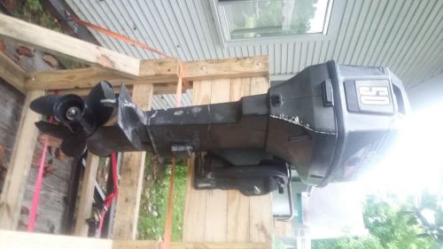 1999 johnson 50 hp outboard with all controls.