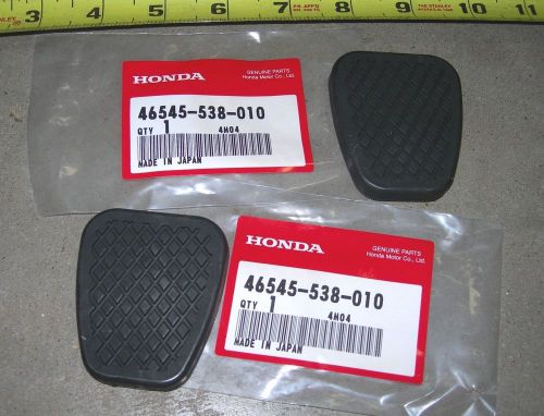 Honda 600 coupe sedan two new brake pedal pads nos z600 n600 brakes pad pedals -