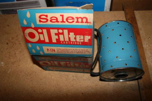 Salem p174 oil filter element; &#039;54-57 ford/merc v-8, 54-57 ford 6, 52-57 lincoln