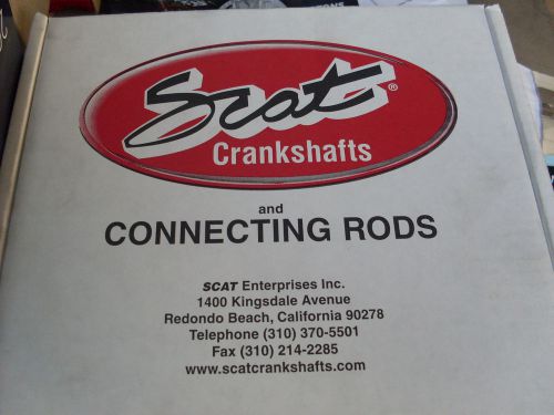 Scat 4340 h beam 5.700 rods   small block chevy circle track, drag, street