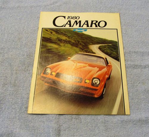 Nos 1980 chevrolet camaro z 28 dealer brochure
