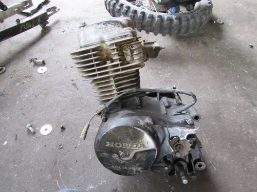 1995 honda xr100 motor engine crank cases transmission cylinder head