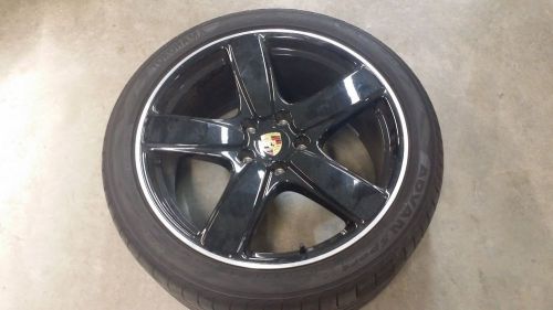 Porsche cayenne 958 new oem 21&#034; sport classic wheels/tires/tpms &amp; caps set