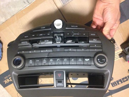 2012 honda accord radio stereo single cd player w/ bezel trim 4ba0