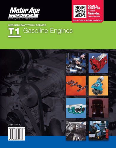 Ase t1-t8 study guide set medium/heavy duty truck series by motor age training