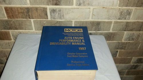 Large 1997 motor chrysler &amp; ford professional service trade edition repair book