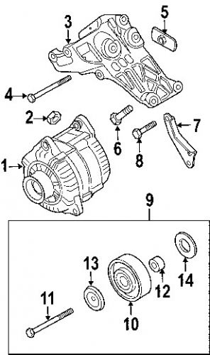 Nissan\infiniti 081b70021a genuine oem mount bracket mount bolt