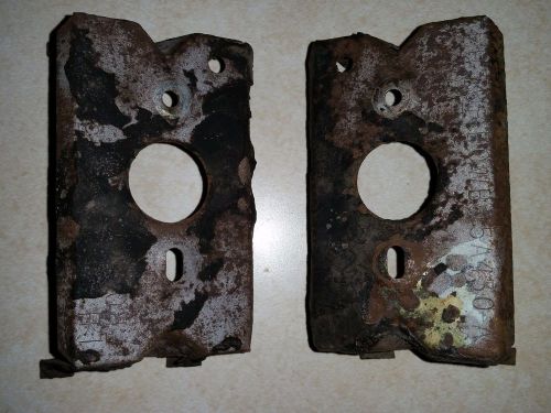 1970 cougar front marker light brackets right and left sides