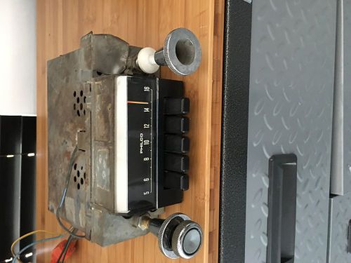 1968 ford mustang gt  original fomoco am radio light works ! uncut wires ! knobs