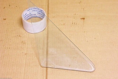 1965 1966 1967 1968 mustang door vent glass or wind wing rh clear date code 7e