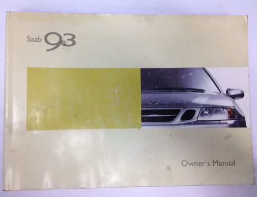 2004 saab 93 owners owner&#039;s manual english usa canada mr remotes inc