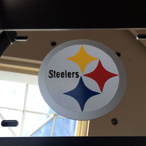 Nfl - acrylic pittsburgh steelers license plate