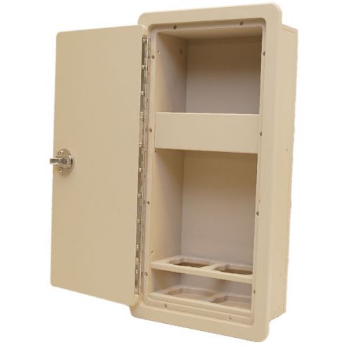 Misty harbor taupe 10 1/2 x 22 1/2 x 5 1/2 in starboard boat storage hatch box