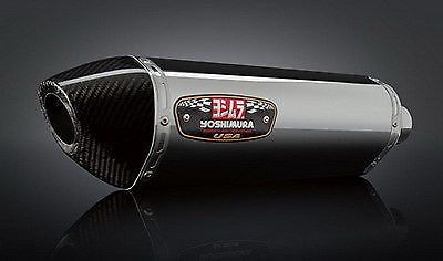 Yoshimura exhaust r77 slip dual stainless carbon end epa yamaha yzf-r1 2009-2014