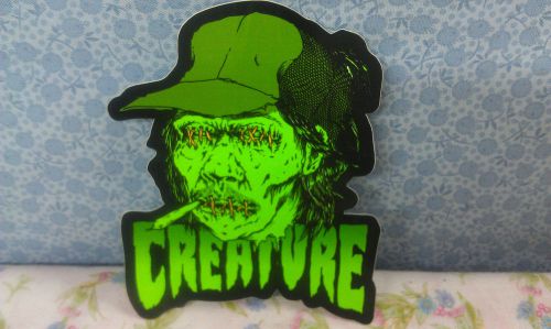 Creature, druken head sticker, decal, awesomely cool!!!!! 4&#034;