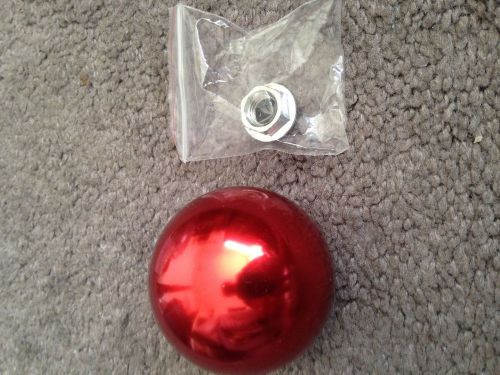 Anodized red shift knob for manual short throw gear shifter selector m10x1.5