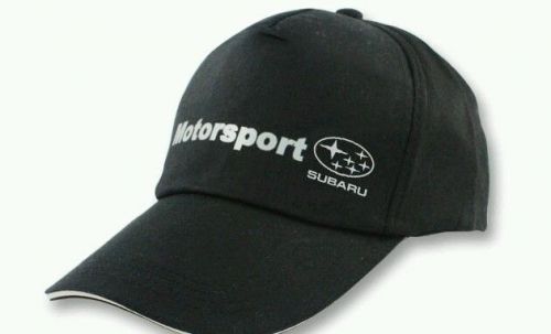 Hat subaru baseball cap black motorsport car