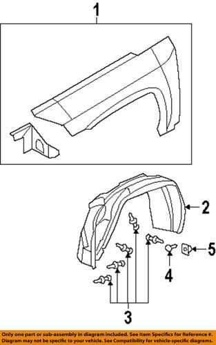 Jeep oem 5054316ab fender