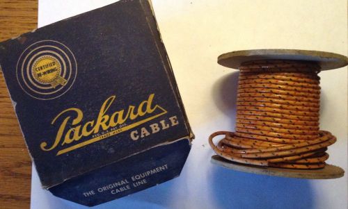 Genuine packard automotive wire cable 16 ga. low tension spool roll rat car auto