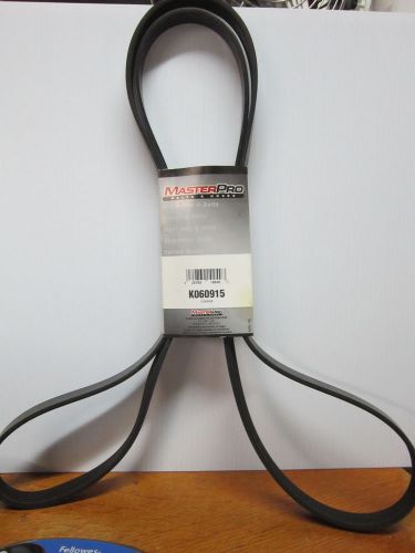 Masterpro serpentine belt automotive v-ribbed belt standard 6k915 k060915