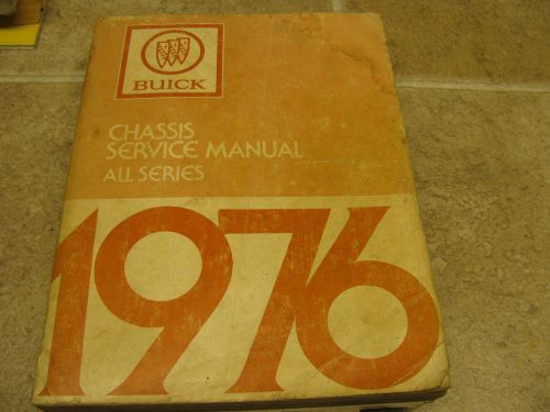 1976 buick factory chassis service manual all models