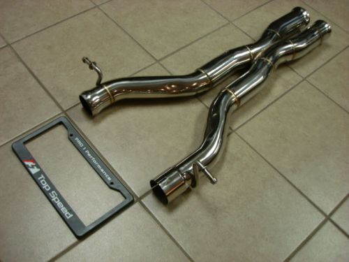 Mercedes benz w204 c63 amg sedan coupe v8 08-12 race/track x mid pipe 63mm-76mm