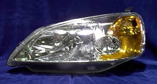 L headlight 01-03 civic coupe fast ship with warranty