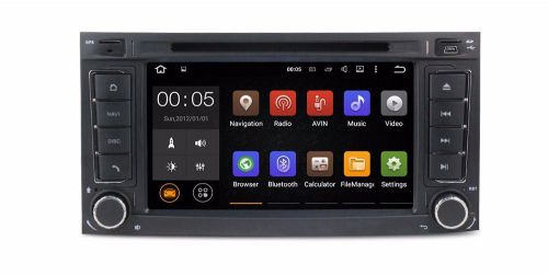 7&#034; android 5.1 car dvd stereo player gps for volkswagen touareg t5 transporter