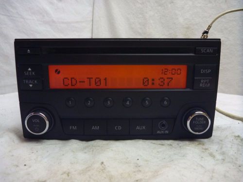 13-14 nissan sentra radio cd player &amp; aux 28185-3vy0a pp-3442c bj2020