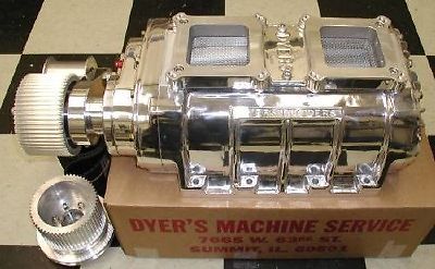 8-71 new blower,  ford 429-460 &#034;boss&#034;  complete with manifold  drive   polished