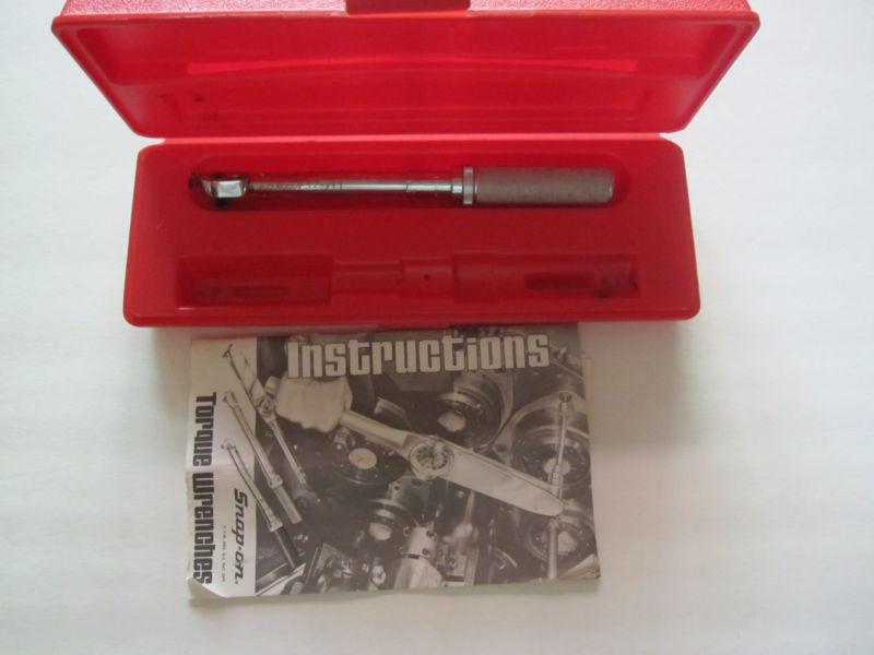 Adjustable snap-on torque wrench qjr117e