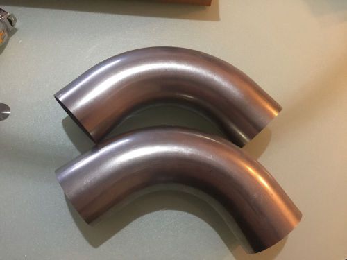 4&#034; stainless exhaust elbows pair