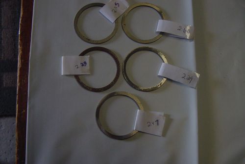 5 gearbox shims front cover triumph tr7 5 speed size 2.05, 2.11, 2.23, 2.29,2.47